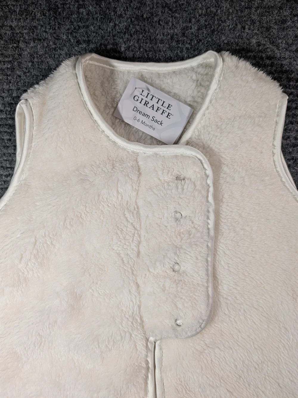 Little Giraffe Chinelle Dream Sack 0-6 Months Cream/Ivory Ultra Soft NWT